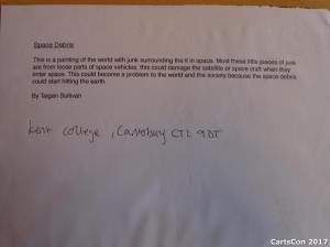 Teigan Sullivan - Space Debris - Explanation